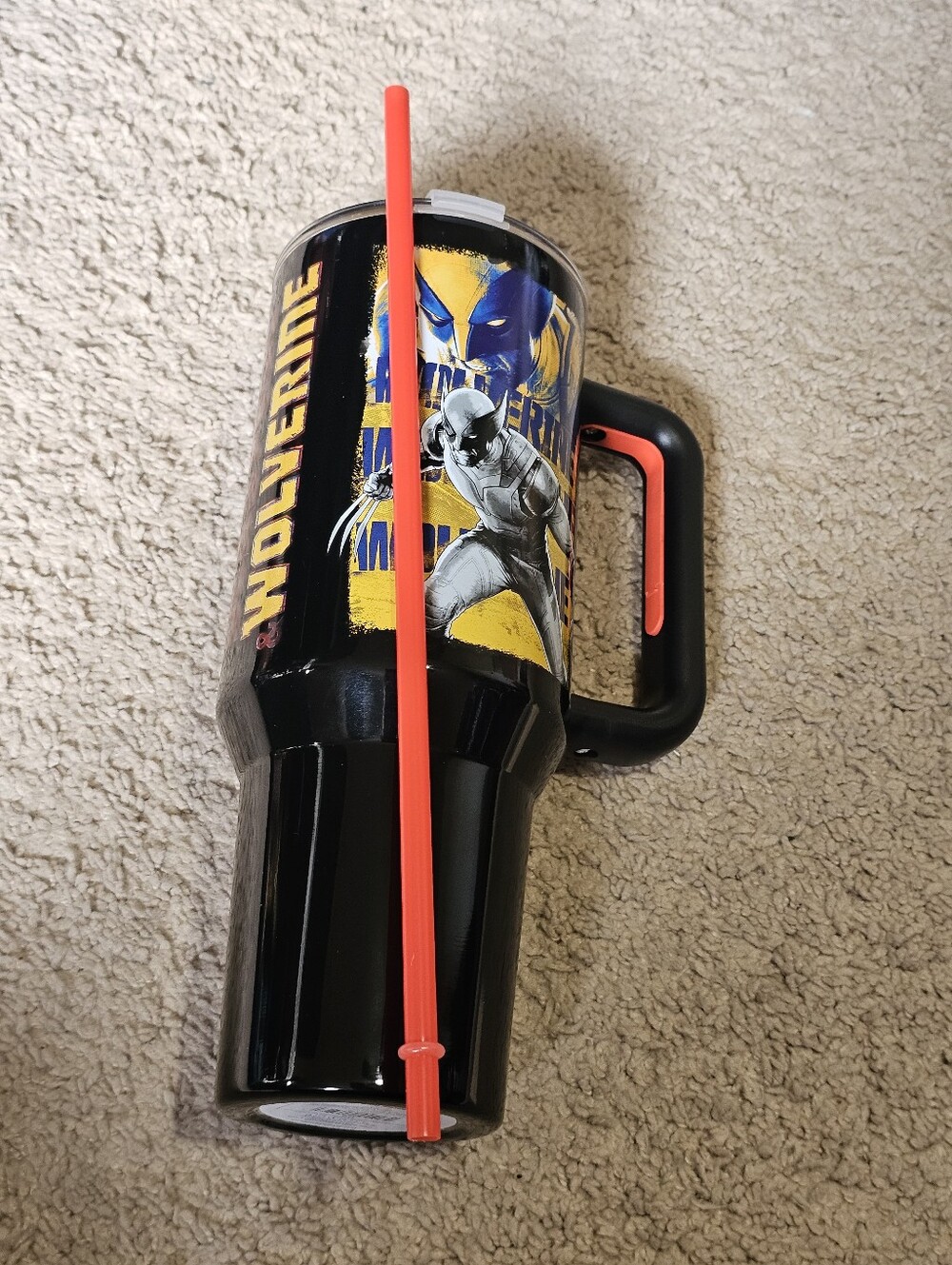 Marvel Deadpool & Wolverine Stainless Steel Tumbler Double Wall Insulated 40 Oz